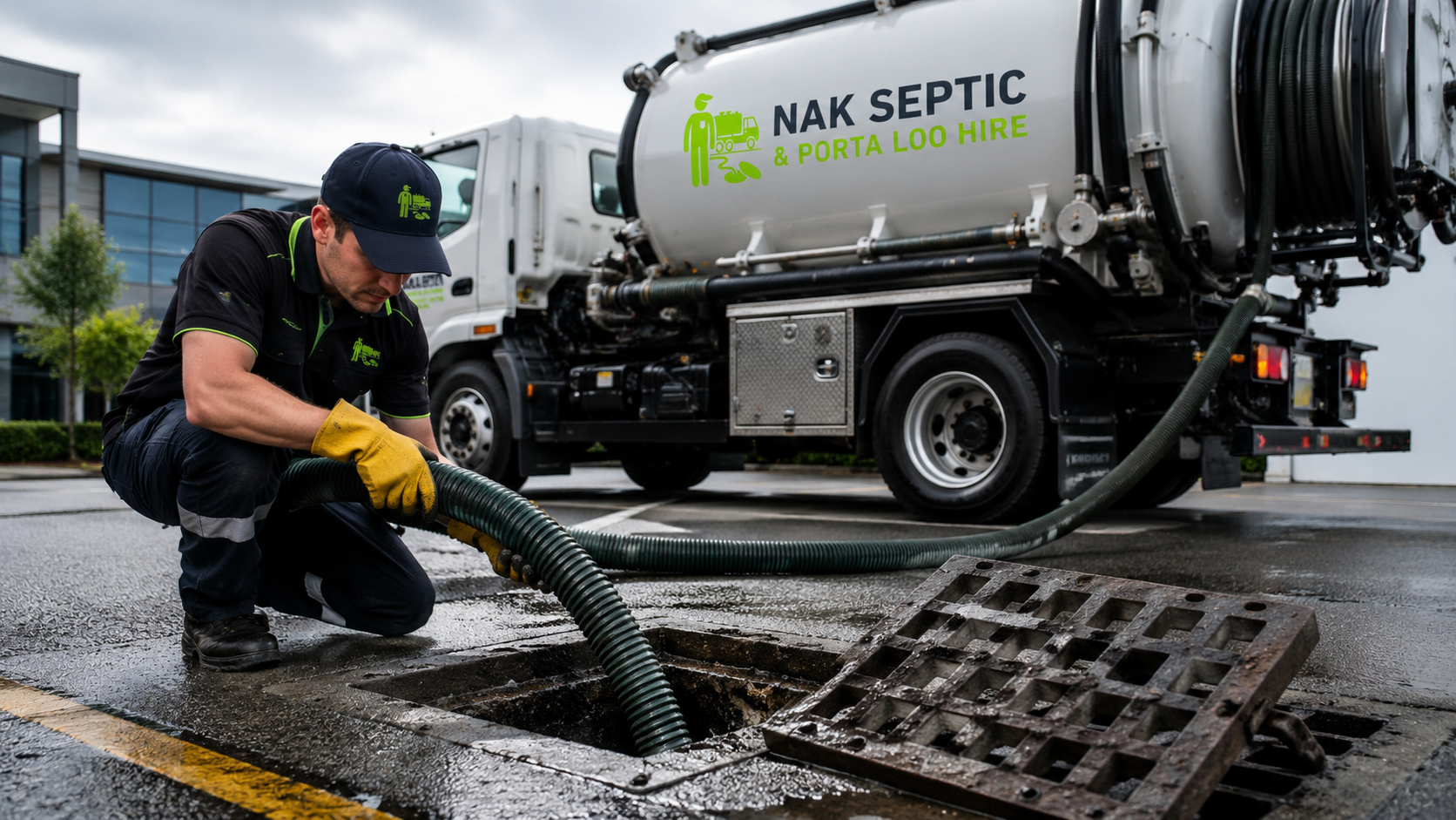 Stormwater drain and cess pit cleaning equipment